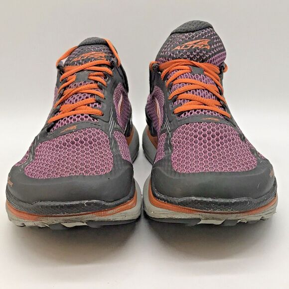 Altra Paradigm 3 Zero Drop Women's 9.5 Running Shoe Orange Purple Gray Sneakers - Picture 2 of 14
